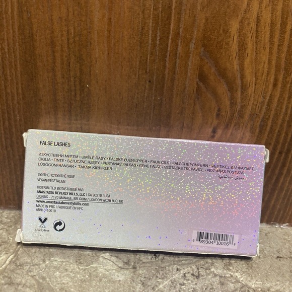 New Anastasia Beverly Hills Fake False Fashion Black Extra Long Adhesive Lashes - Picture 2 of 3